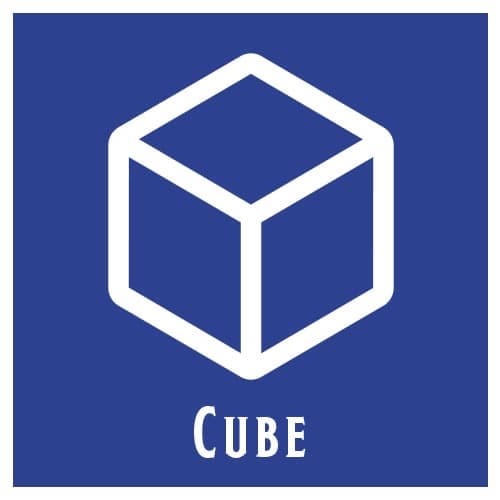 A six-sided D6 die
