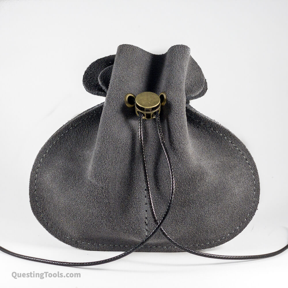 Leather 2-Pocket Dice Pouch