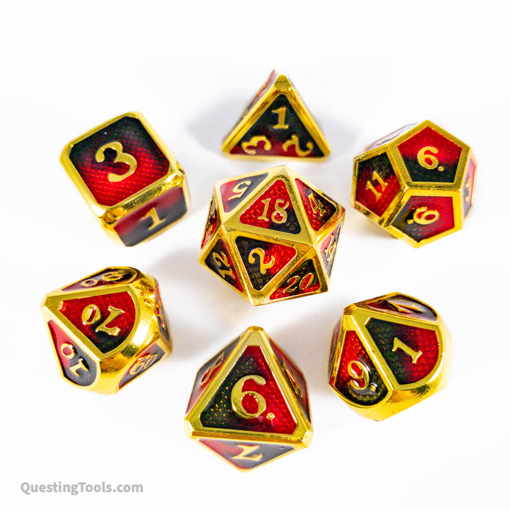 Hell Fire Dragonhide Dice